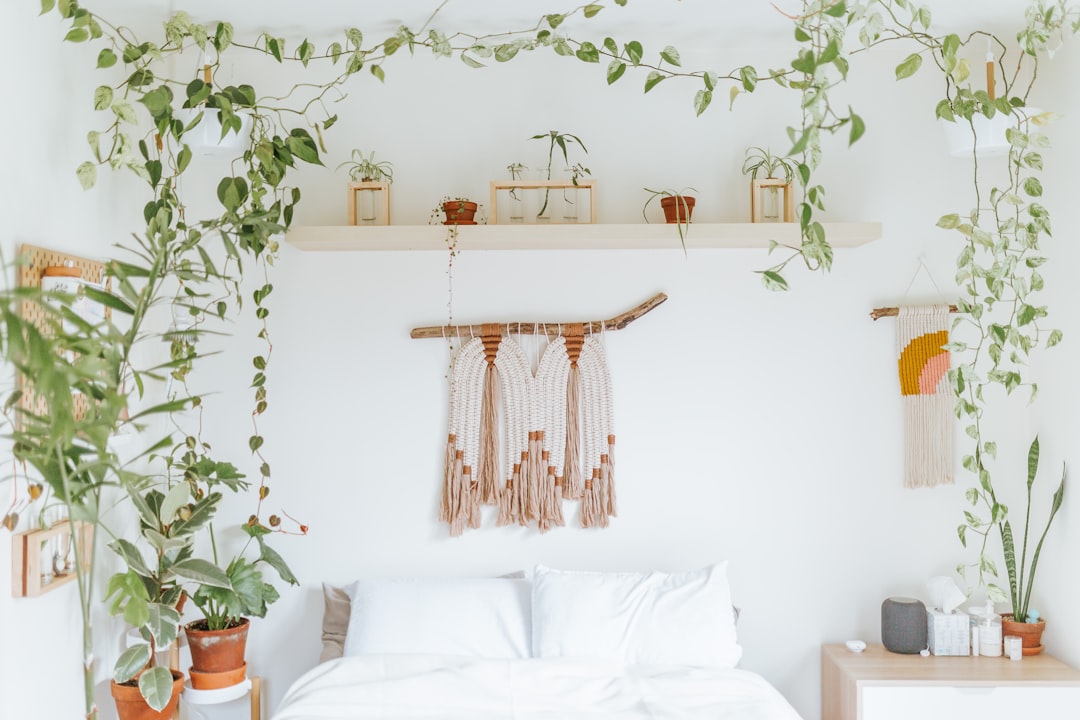 planten in de slaapkamer - bedroom with houseplants
