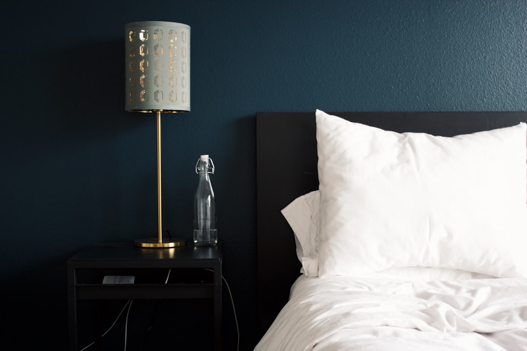 slaapkamer verven kleur - blue bedroom interior calm