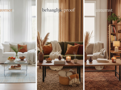 Maak je huis najaarproof in vijf stappen van zomers naar behaaglijk